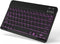 Backlit Bluetooth Keyboard Small Portable External Wireless Keyboard Cordless Rechargeable Illuminated for Android Tablet Cell Phone Smartphone iP...