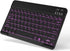 Backlit Bluetooth Keyboard Small Portable External Wireless Keyboard Cordless Rechargeable Illuminated for Android Tablet Cell Phone Smartphone iP...