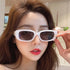 Rectangle Sunglasses Trendy Retro 90S Sunglasses Y2K Aesthetic Sunglasses Fashion Square Frame Sunglasses UV400...