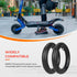 (2 Pack) 80/65-6 Inner Tube, 10x2.5 255x80 Replacement Inner Tubes, 10 Inch Thickened Pneumatic Tyres...