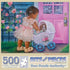 Bits and Pieces - 500 Piece Jigsaw Puzzle for Adults 18" x 24" - Puppy Love - 500 pc Cute Toddler Dog Carriage Flowers Jigsaw by Artist Tricia Rei...