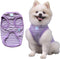 Classic Striped Teacup Pet Dog T-Shirts, 100% Cotton Tank Vest for Small Dogs, Sleeveless Puppy Clothes for Chihuahua Yorkie Purple, Small...