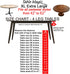 Extra Large Fitted Tablecloth, tablecover, Table Cover in Neutral Shades Gray...