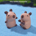 Capybaras Figures, Mini Capybaras Fairy Garden Accessories, Miniature Capybaras Ornament for Micro Landscape, Bonsai Decoration, Birthday Cake Top...