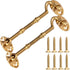5.5” Privacy Hook and Eye Latch Easy Lock for Barn Door Set of 2...