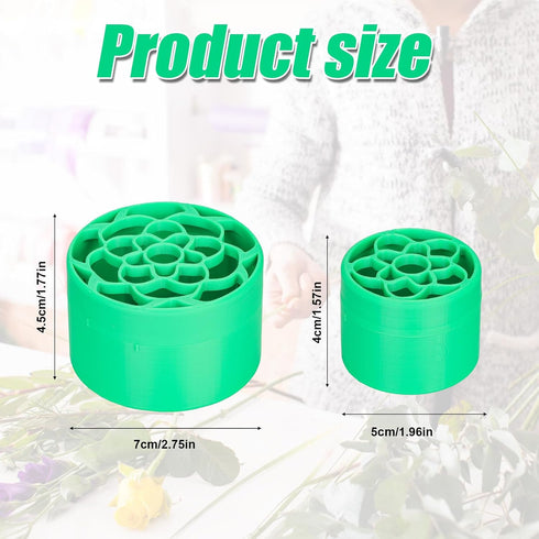 2pcs Spiral Ikebana Stem Holder, Flower Shaped Bouquet Holder 3D Printing Spiral DIY Bouquet Twister Plastic Flower Arrangement Holder for Vases D...