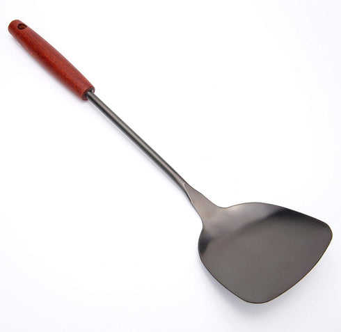 FJNATINH Wok Spatula 15 inches Spatulas for Wok, Stainless Steel Metal Wok Spatulas for Kitchen Use Cooking Utensils Spatula for Cooking Cast Iron...
