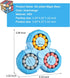 Magic Bean Rotating Brain Teaser Finger Puzzle Toy,Boys Girls Handheld Spinner Stress Anxiety Relief Ball Game Sensory Toys,Gift for Kids Ages 3Ab...