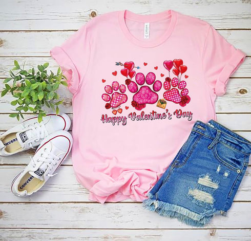 3 Sheets Valentine's Day Iron on Transfer Stickers Valentines Day Iron on Vinyl Patches Heat Transfer Red Heart Design HTV Iron on Transfer Paper ...