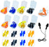 Ear Plugs for Sleeping,16 Pairs Noise Canceling Soft Reusable Silicone Earplugs Waterproof Noise Reduction Earplugs for Concert,Swimming,Study,Lou...