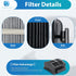 Filter Kit for Bissell 2998 Multiclean Lift-Off Pet Vacuum, Fit for Bissell 2998 2999 3125W 2849 3000 3057 2849 28524 2920 3059 3399 2852 Vacuum, ...
