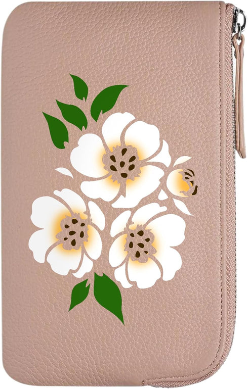 CrafTreat 36 Pieces Flower Stencils for Painting (3x4), DIY Stencils for Painting on Wood, reusable Floral Stencil, Elegant Flower Drawing Stencil...