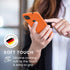 kwmobile Case Compatible with Google Pixel 4a Case - TPU Silicone Phone Cover with Soft Finish - Fruity Orange...