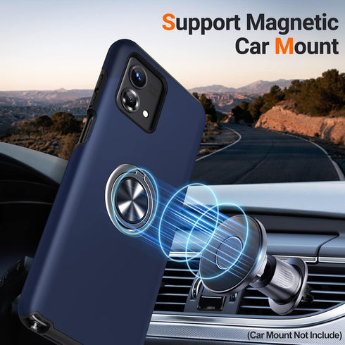 JAME for Moto G Stylus 5G 2023 Case, Slim Soft Shockproof Protective Case for Motorola G Stylus 5G Case 2023, with Invisible Ring Kickstand for Mo...