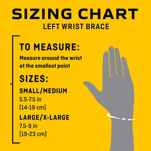 FUTURO Deluxe Wrist Stabilizer Left Hand, S/M...