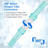 Oxygen Tubing Connectors 360° Swivel Cannula Connector Oxygen Hose Connectors Oxygen Straight Connectors for O2 Tubing Avoid Tube Tangles(White-10...
