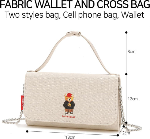 Women Crossbody Purse Canvas Handbag Wallet Purse Fashion Shoulder Bag Card Holder Wallet Purse for Girls Women...