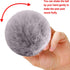 BQTQ 26 Pieces Faux Rabbit Fur Pom Pom Fluffy Pompom Balls with Elastic Loop for Hats Keychain Scarves Gloves Bags Accessories(13 Soft Colors, 2 P...