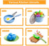 35Pcs Kids Kitchen Toy Accessories, Toddler Pretend Cooking Playset with Play Pots and Pans, Utensils Cookware Toys, Play Food Set, Toy Vegetables...