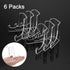Hipiwe 6 Packs Acrylic Plate Stand Flat Back Easel Clear Acrylic Display Easel for Plate Table Card Holder for Wedding Birthday Home Decoration(3"...