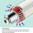 35W LED Light Bulb, E26 Base LED Lamp, 280 Watt Equivalent, 3500 Lumens, Daylight White 6000K, Non-Dimmable (3-Pack...
