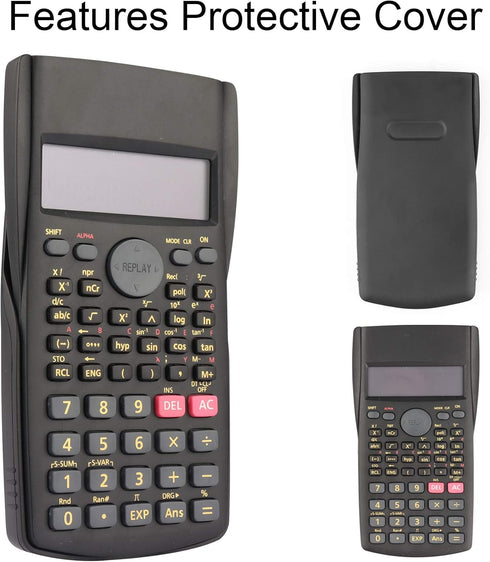 2-Line Engineering Scientific Calculator Function Calculator for School and Business (HY-82MS)...