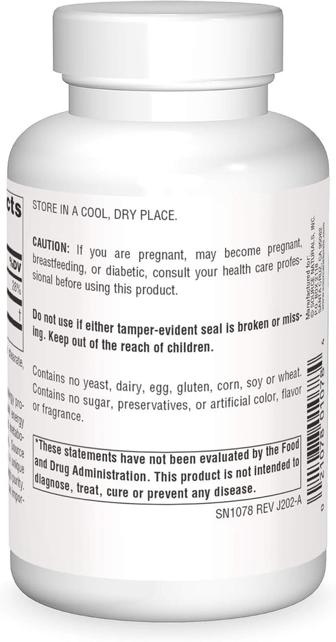 Source Naturals Pyruvate Power 750mg, 90 Capsules...