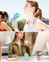 FrSara Portable Handheld Fan, Neck Fan, Mini Desk Fan, Multi-Function Fan, 2000mAh Ultra-Long Battery Life, Ultra-Quiet, 3-Speed Visual Adjustment...