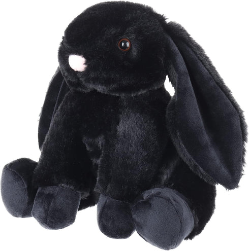 Apricot Lamb Toys Plush Bunny Rabbit Stuffed Animal with Fluffy Soft Ears (black, Small-8")...