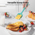 U-Taste Silicone Baking Spatula Set: 600ºF High Heat Resistant, Food Grade Flexible Rubber Kitchen Cooking Mixing Scraper, Food Grade Seamless Ute...