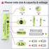 Rechargeable AA Batteries, Ni-MH AA 900mAh Rechargeable Batteries, Double A 1.2v Solar Batteries for Garden Landscaping Outdoor Solar Lights, Stri...