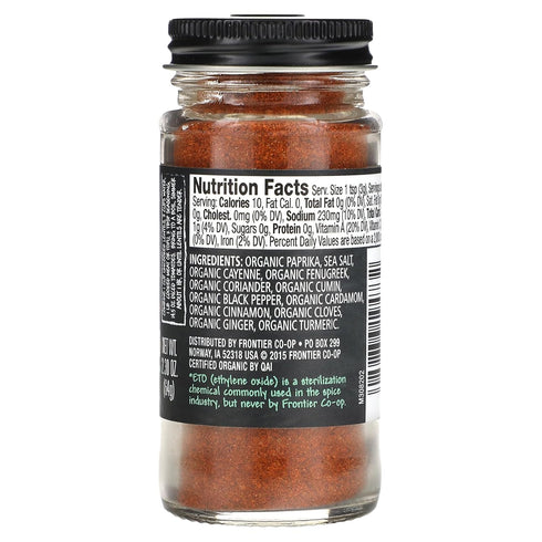 Frontier Organic Seasoning, Berbere, 2.3 Ounce...