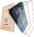 iPhone 15 Pro Max Screen Protector - 2 Pack (USA Flag & Black) - Tempered Glass Iphone 15 Pro Max 9H Hardness - Easy Installation, Oleophobic Coat...