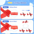 3 Pack Dino Airplane Launcher Toys, 2 Flight Modes Foam Glider Catapult Plane Toy for Boys, Outdoor Dinosaur Flying Toys Kids Birthday Gifts for B...