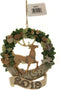2019 Jim Shore Heartwood Creek Woodland Deer Wreath Christmas Ornament 6004175...