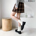 Womens Cute Crew Socks Casual Athletic Aesthetic Socks Neutral Cotton Socks for Women...