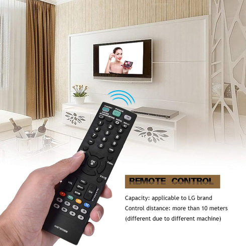 HD TV Remote Control Replacement for LCD/LED TV AKB73655806 Digital Television Audio Voice Remote Controller, Black...