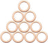 10PCS Oil Drain Plug Washers Fit for MB - Engine Oil Gasket Crush Washers Rings Seals Fit for Benz C E AMG S CL CLA CLK CLS G GL GLA GLC GLK GLE M...