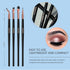 Eyeliner Brush Set Bent Gel Liner Makeup Brushes Angled Line Brush Fine Point Brush Precision Detail Eyeliner Brush with Cruelty Free Bristles Per...