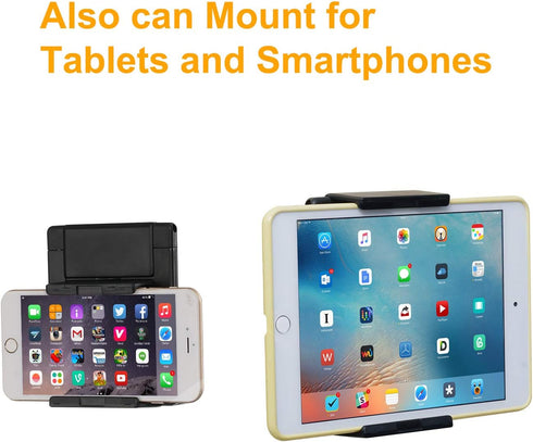 TFY Tissue Box Holder, Kitchen Wall Mount Compatible with Facial Tissues and Other Napkin Paper Boxes, Also Compatible with Other Devices-Black...