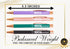InnoBeta Dental Assistant Gifts, Ballpoint Pen Set of 4, Perfect Dental Assistant Gifts Idea for Women on Birthday and Christmas...