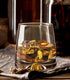 Mofado. Crystal Whiskey Glasses - Modern - 11oz (Set of 2) - Perfect Weight and Sturdy/Barware for Scotch, Bourbon, Manhattans, Old Fashioned Cock...