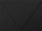 LUXPaper A6 Contour Flap Invitation Envelopes | 4 3/4" x 6 1/2" | Black Linen | 80lb. Text | 50 Qty...