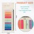 Sticky Tabs 800pcs Strip Index Tabs Page Markers Book Tabs Note Tabs Colorful Tabs Page Tabs Book Flags Writable Page Sticky Notes for Page Markin...