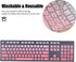 iKammo Keyboard Cover Skins Compatible with Dell KB216 & KM636 Keyboards & Dell Optiplex 5250/3050/3240/5460/7450/7050 & Inspiron AIO 3475/3670/34...