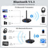 2 in 1 Bluetooth V5.3 Transmitter Receiver for TV to 2 Wireless Headphones, 3.5mm Jack Wireless Audio Adapter Support AptX Low Latency, HiFi Music...