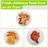 Round Air Fryer Rack, 7.8inch Stainless Steel Dehydrator Rack with Insulated Clamp and Brush Air Fryer Accessories for Ninja, Philips, Gowise USA,...