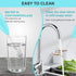 Powerful Milk Frother Wand with Double Whisk, Handheld Electric Foam Maker, Hand Coffee Mixer Wand, Portable Mini Blender Foamer Stirrer for Latte...