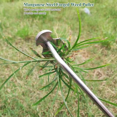 Gardening Hand Weeder Tools, New Weeding Artifact Uprooting Weeding Tool with Handle, Durable Manganese Steel Weed Puller Tool for Vegetable Garde...