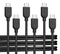 Cable Matters 3-Pack Extreme Flexible USB C Charging Cable 6ft in Black, Support 60W PD, Apple CarPlay, Android Auto, USB C to USB C Cable for iPh...